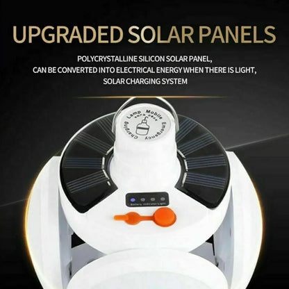 Foldable Solar Camping Light – Waterproof & Rechargeable