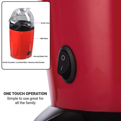 Hot Air Popcorn Popper Electric Machine Snack Maker