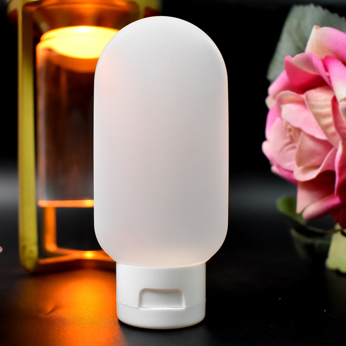 Plastic Travel Bottle – 60ml for Shampoo & Conditioner (1 Pc, Mix Color)