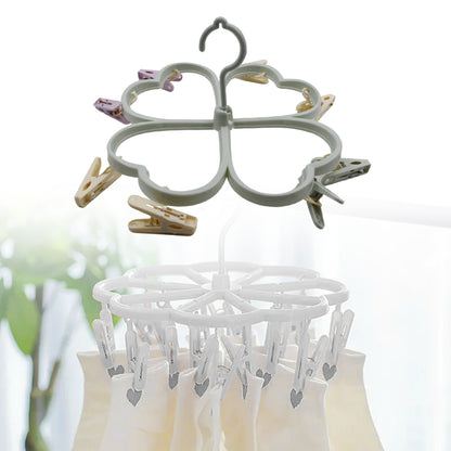 Heart-Shaped Clip Hanger  (8 Clip)