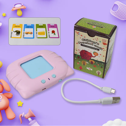 Kids Learning Flash Card Machine – 224 English Words Educational Toy (1 Set)