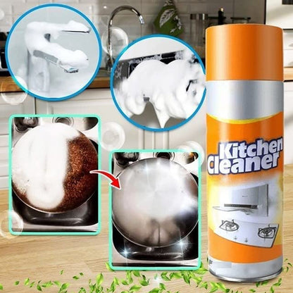 Multipurpose Bubble Foam Cleaner – Kitchen Degreaser Spray (500ml)