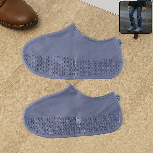 Reusable Silicone Shoe Cover – Grey, Waterproof & Non-Slip (1 Pair)