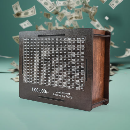 Wooden Money Piggy Bank Money Box