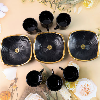 Mug Set With Serving Bowl (8 Pcs Set)