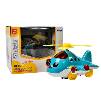 Helicopter Airplane Musical Toy Toddlers With Lights