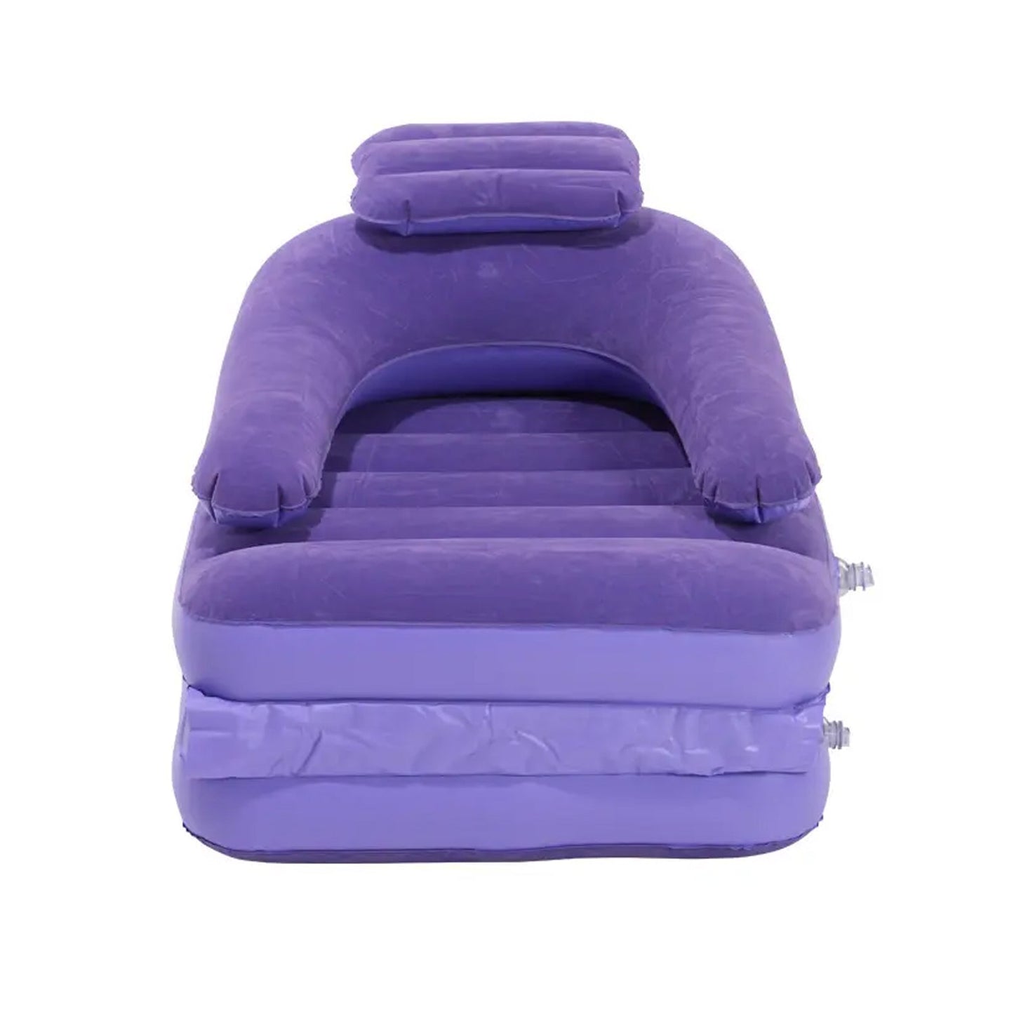 2 In 1 Air Mattress Lounger Portable Inflatable Mattress Air Sofa With Air Hand Pump