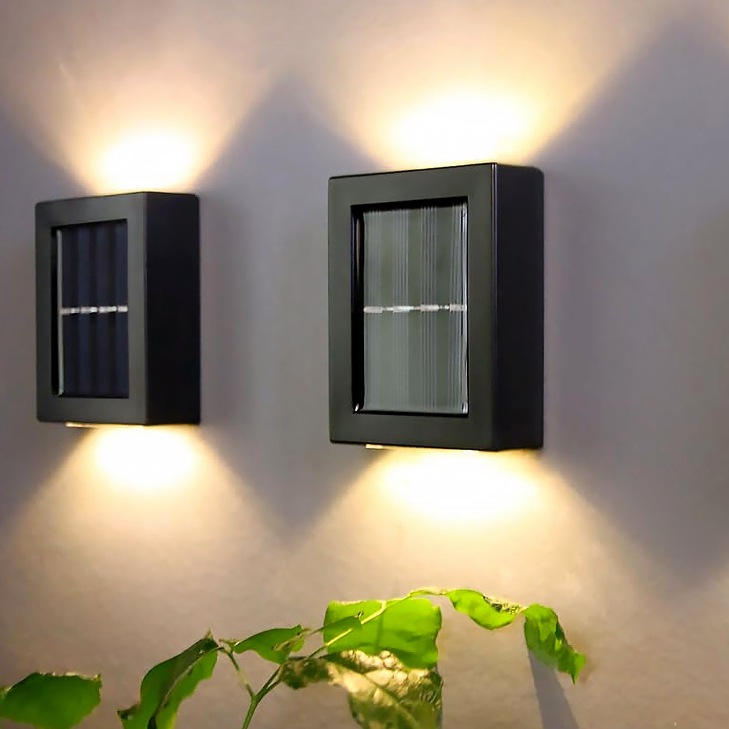 Waterproof Solar LED Wall Light – Garden & Fence