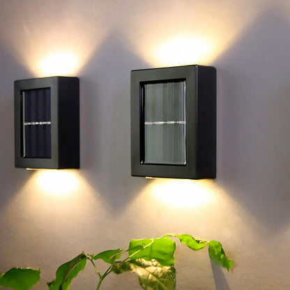 Waterproof Solar LED Wall Light – Garden & Fence