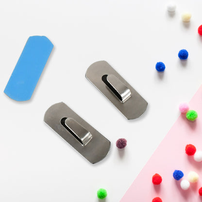 Self-Adhesive Wall Hooks – Heavy Duty, Waterproof Stainless Steel Hangers (1 Pc)