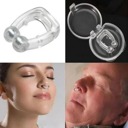 Anti Snore Nose Clip – Magnetic Silicone Snore Stopper (1 Pc)