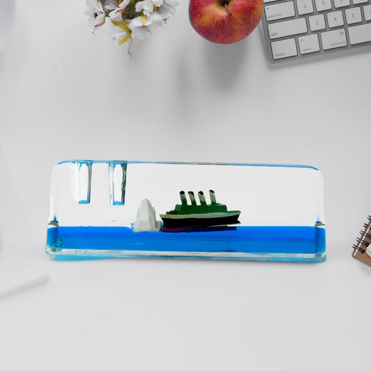 Floating Cruiser Ship Ornament Car Home Desk Decoration (1 Pc)