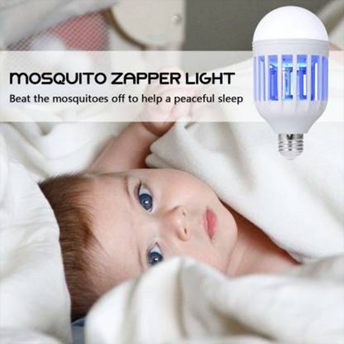 Bug Zapper Light Bulb – Mosquito Killer for Summer Nights