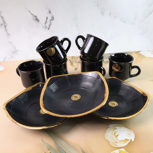 Mug Set With Serving Bowl (8 Pcs Set)