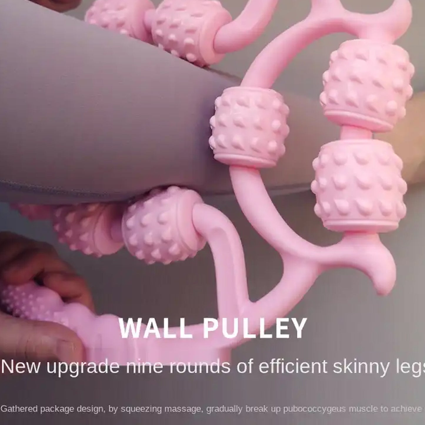 Muscle Massage Roller – 10-Wheel Fitness Relaxer for Legs & Body (1 Pc)