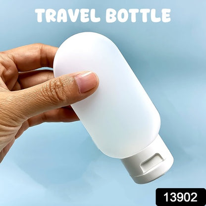 Plastic Travel Bottle – 60ml for Shampoo & Conditioner (1 Pc, Mix Color)