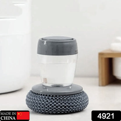 Soap Dispensing Palm Brush for Dishes